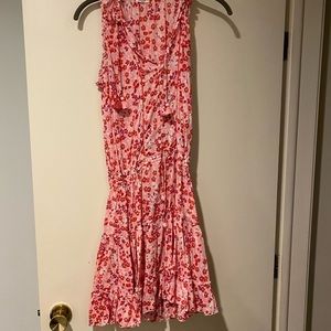 Poupette St Barth floral pink dress
